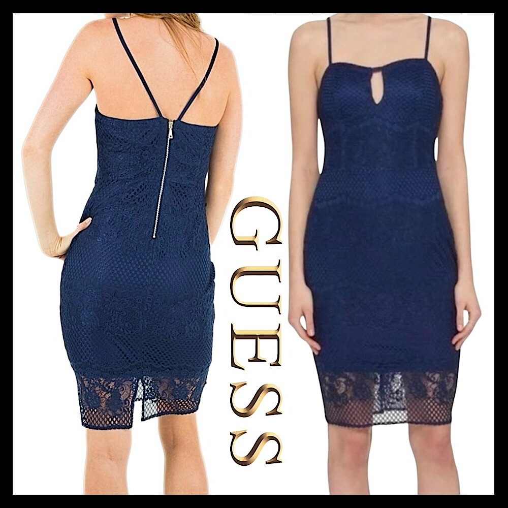 GUESS Los Angeles Premium Women’s Solstice Lace Bodycon Dress Size (10)